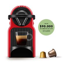 Cafetera Nespresso Inissia Roja | Modelo C40
