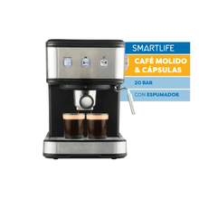 Cafetera Espresso 2 en 1 con 20 Bar SL-EC8501
