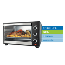 Horno Eléctrico Smartlife con Conveccion 50 L SL-TO0050PN