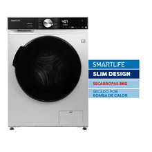 Secarropas por bomba de calor Smartlife SL-DYHP08W 8 Kg Blanco