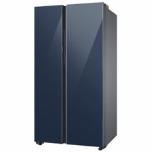 Heladera Samsung Side By Side Bespoke Auto Open Navy 590 L