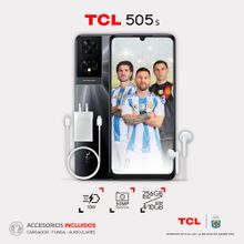 Celular TCL 505s 6.75" 4GB RAM 256GB Space Gray