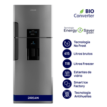 Heladera Drean RDP410ZRT 415L |  Acero Inoxidable