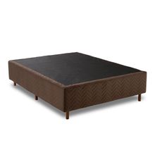 Base de Sommier Kappesberg Suede Marrom 138x188x30 cm